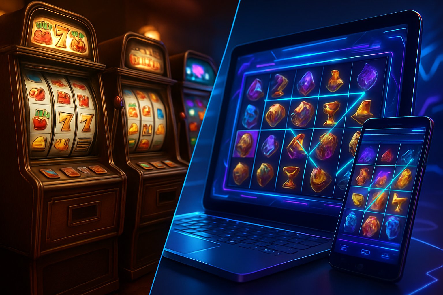 Perbandingan Game Slot Klasik dan Slot Modern Online